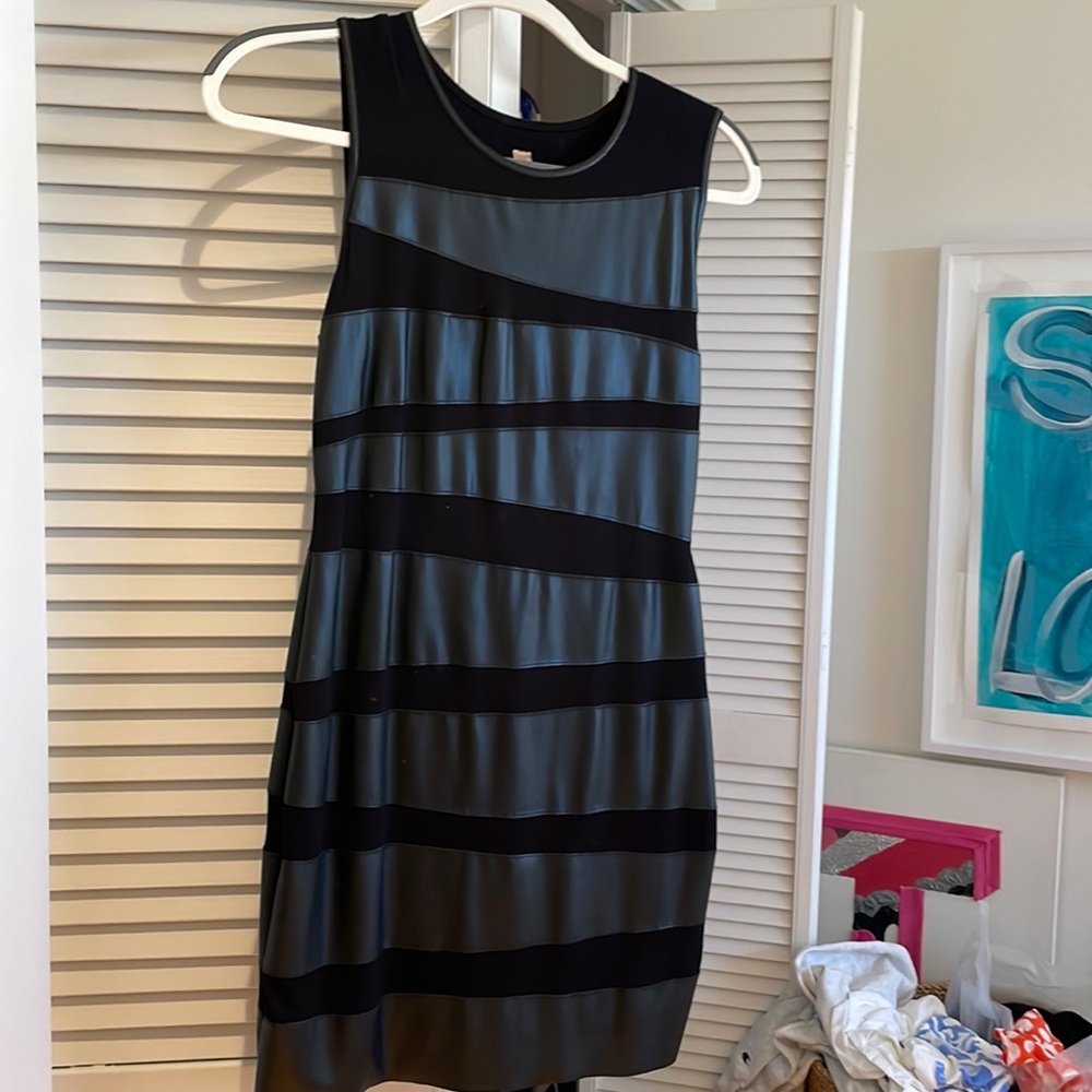 Black Leather Dress